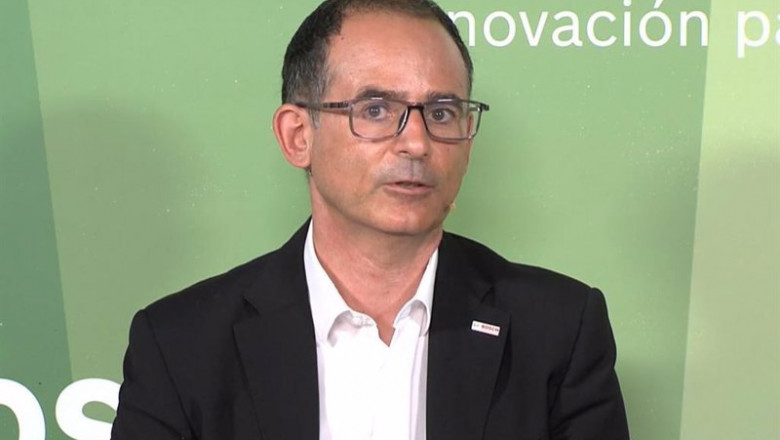 El presidente de Grupo Bosch para España y Portugal, Javier González Pareja, en la rueda de prensa virtual de este jueves. | BOSCH ep el presidente de grupo bosch para espana y portugal javier gonzalez pareja en la rueda de prensa