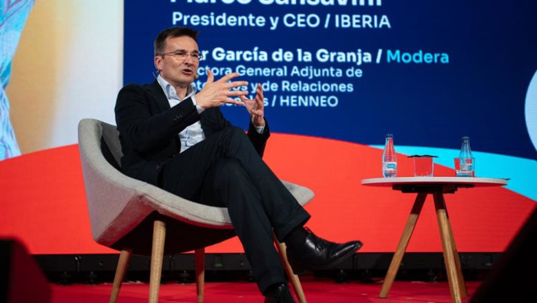 ep el presidente y ceo de iberia marco sansavini