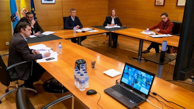 ep el vicepresidente de la xunta alfonso rueda preside la reunion del centro de coordinacion