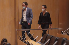 ep el vicepresidente segundo y lider de unidas podemos pablo iglesias a su llegada este jueves a la