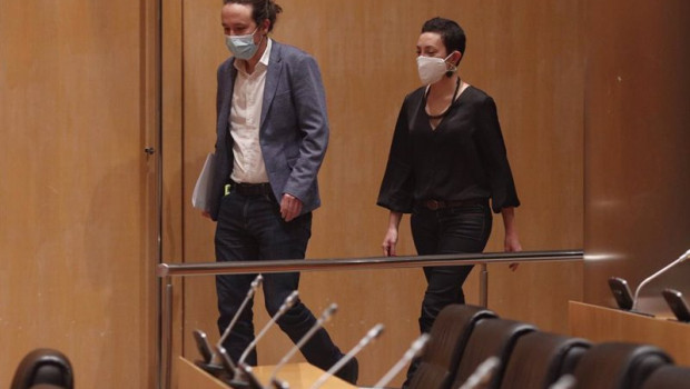 ep el vicepresidente segundo y lider de unidas podemos pablo iglesias a su llegada este jueves a la