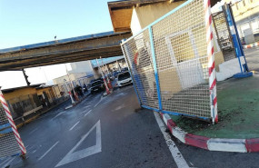 ep estado de la valla de ceuta tras ser embestida a toda velocidad por una furgoneta con 52