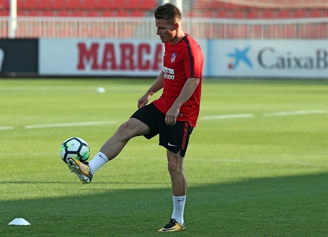 Gameiro entrenando con el Atlético de Madrid | ÁLEX MARÍN ep gameiro entrenandoatleticomadrid