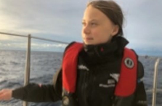 ep greta thunberg en su 15 dia de navegacion hacia lisboa para acudir a la cop25 ep greta thunberg en su 15 dia de navegacion hacia lisboa para acudir a la cop25