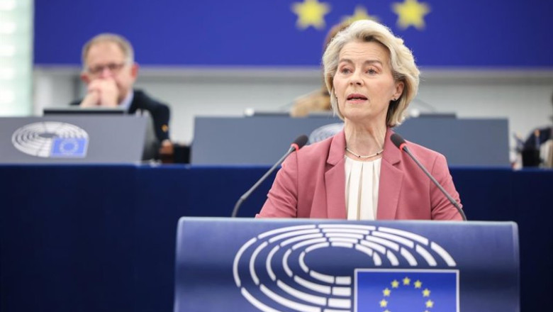 ep intervencion de la presidenta de la comision europea ursula von der leyen en el pleno del