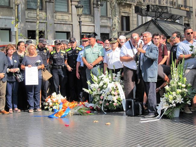 José Vargas, presidente de la Acvot, en su ofrenda del 1r aniversario del 17A | Europa Press ep jose vargas presidentela acvot enofrenda1r aniversario17a