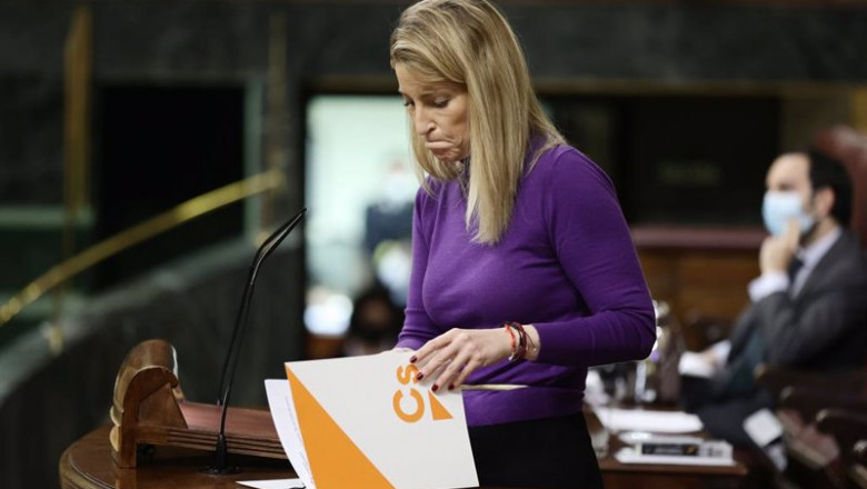ep la diputada de ciudadanos maria munoz vidal interviene en una sesion plenaria en el congreso