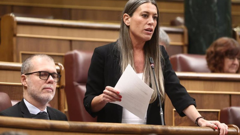 ep la portavoz de junts en el congreso miriam nogueras durante una sesion de control al gobierno en ep la portavoz de junts en el congreso miriam nogueras durante una sesion de control al gobierno en