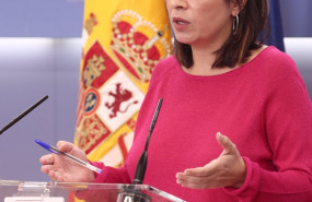 ep la portavoz del psoe en el congreso adriana lastra durante su intevencion en la rueda de prensa