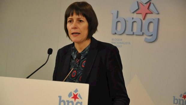 ep la portavoz nacional del bng ana ponton en una rueda de prensa