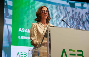 ep la presidenta de la aeb alejandra kindelan durante la asamblea general celebrada el 21 de abril