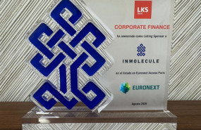 ep lks next corporate acompana a inmolecule en su debut bursatil en la bolsa de paris