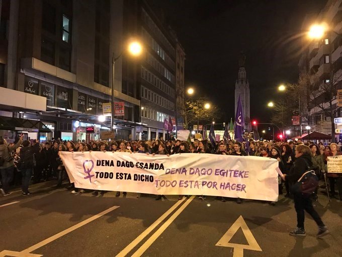 ep manifestacion del 25n en bilbao