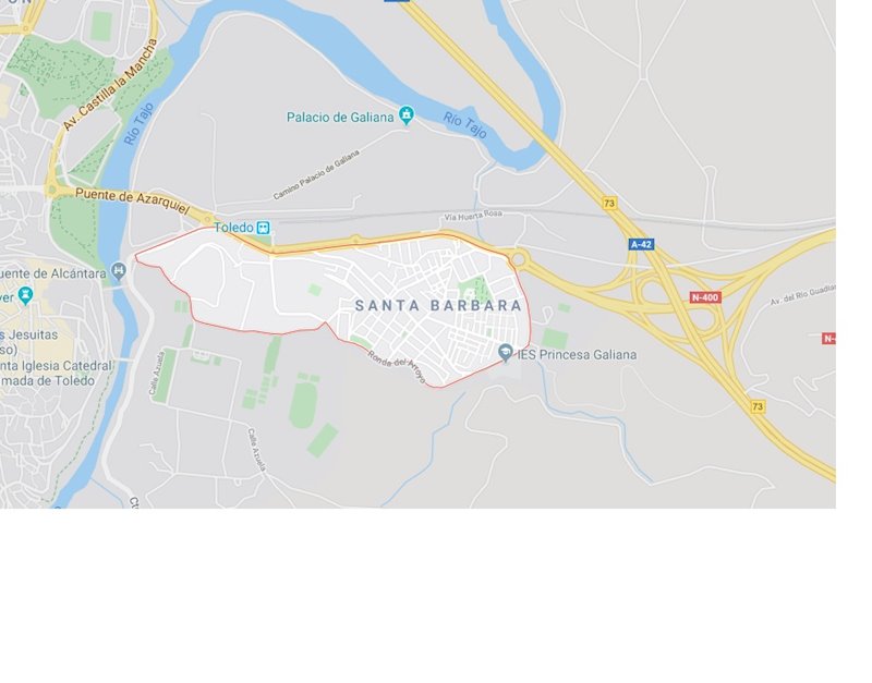 ep mapa del barrio de santa barbara de toledo