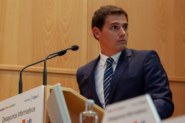 El presidente de Ciudadanos (Cs), Albert Rivera. | JESÚS PRIETO ep presidenteciudadanos cs albert rivera en huelva
