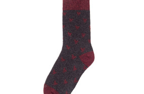 calcetin burdeos 1 calcetin burdeos 1