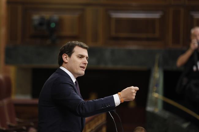 Albert Rivera interviene en el pleno del Congreso sobre las pensiones | EUROPA PRESS ep albert rivera intervieneplenocongresolas pensiones
