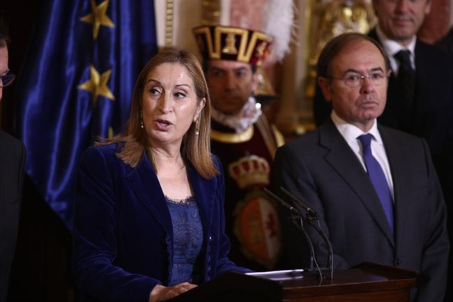 Ana Pastor durante su discruso en el Día de la Constitución | EUROPA PRESS ep ana pastor durantediscrusodiala constitucion