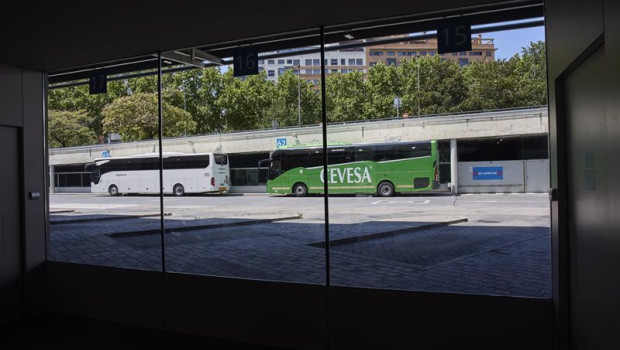 ep archivo   autobuses en la estacion sur de autobuses mendez alvaro