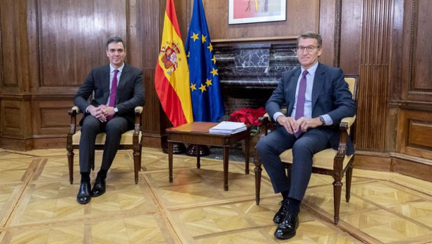 ep archivo   el presidente del gobierno pedro sanchez i y el lider del pp alberto nunez feijoo d