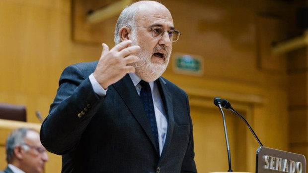 ep archivo   el senador de junts eduard pujol interviene durante una sesion plenaria en el senado a