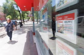 ep archivo   una agencia inmobiliaria a 9 de mayo de 2023 en madrid espana