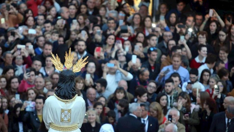 Cautivo Semana Santa Málaga | EUROPA PRESS/ ÁLEX ZEA - Archivo ep cautivo semana santa malaga