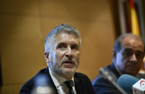 ep el ministro del interior en funciones fernando grande- marlaska durante su intervencion en la ep el ministro del interior en funciones fernando grande- marlaska durante su intervencion en la
