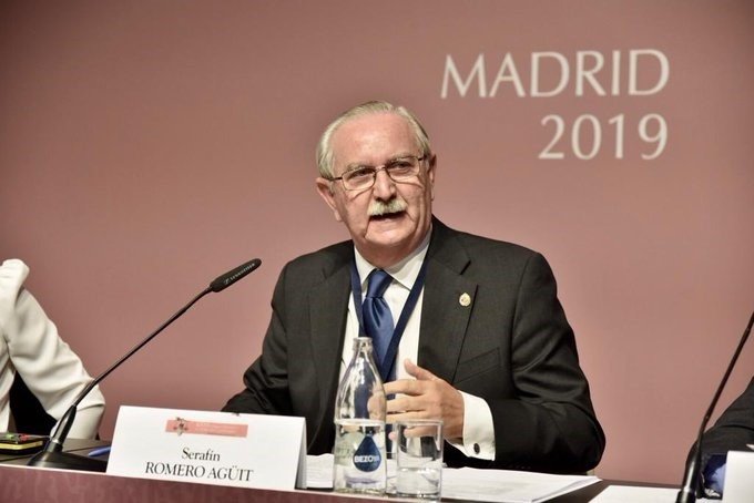 ep el presidente de la organizacion medica colegial serafin romero en el xxvi congreso nacional de