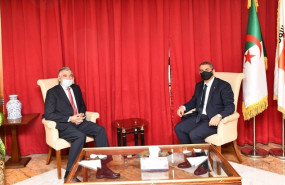 ep el presidente de naturgy francisco reynes y el presidente de sonatrach toufik hakkar