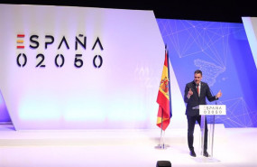ep el presidente del gobierno pedro sanchez interviene en la presentacion del proyecto espana 2050