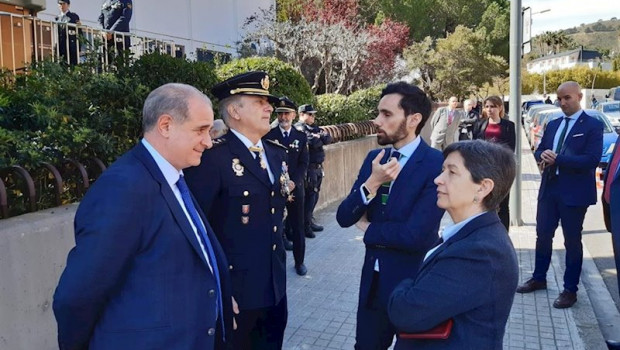 ep el secretario de estado de seguridad rafael perez y la delegada del gobierno en catalunya teresa