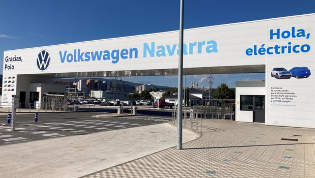 ep entrada principal de la empresa volkswagen navarra