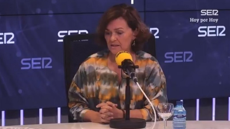 ep entrevista en la cadena ser a la vicepresidenta del gobierno en funciones carmen calvo