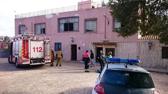 Incendio en una vivienda en Sax (Alicante) | CONSORCIO PROVINCIAL DE BOMBEROS DE ALICANTE ep incendiouna viviendasax alicante