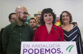 ep la coordinadora de podemos andalucia y portavoz de adelante andalucia teresa rodriguez en una