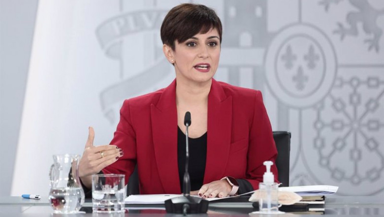 ep la ministra de politica territorial y portavoz del gobierno isabel rodriguez interviene en una ep la ministra de politica territorial y portavoz del gobierno isabel rodriguez interviene en una