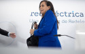ep la presidenta no ejecutiva de redeia beatriz corredor ofrecen una rueda de prensa en la sede de