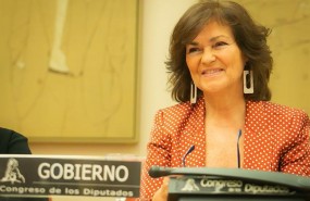 ep la vicepresidenta carmen calvo comparececongreso