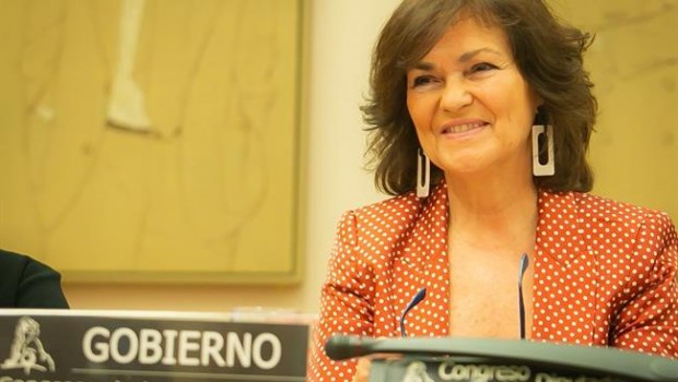 ep la vicepresidenta carmen calvo comparececongreso