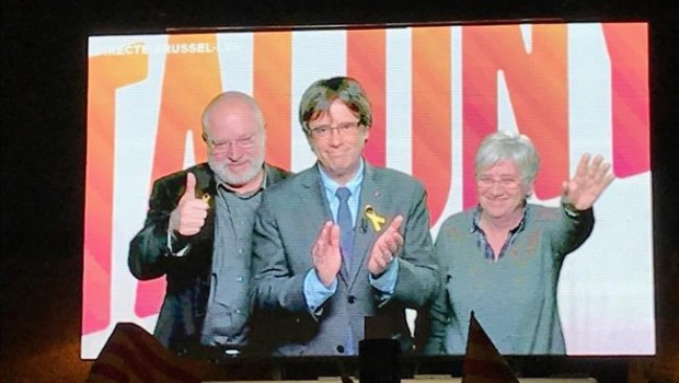 ep lluis puig carles puigdemont clara ponsati campana electoral21-d