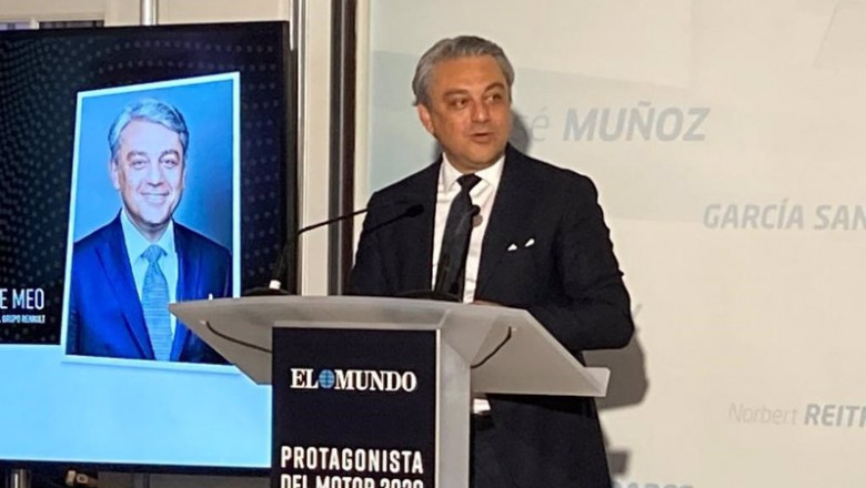 Luca De Meo, CEO del Grupo Renault, en la entrega del Premio Protagonista del Motor 2020 de El Mundo | EUROPA PRESS ep luca de meo ceo del grupo renault en la entrega del premio protagonista del motor 2020 de el