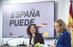 ep pie de foto i-d la ministra portavoz y de hacienda maria jesus montero y la vicepresidenta y