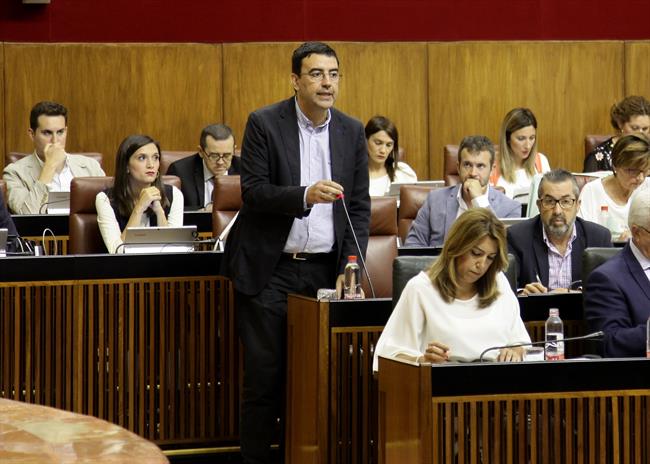El portavoz parlamentario del PSOE-A, Mario Jiménez | EUROPA PRESS/PARLAMENTO DE ANDALUCÍA ep portavoz parlamentariopsoe-a mario jimenez 20170928190602