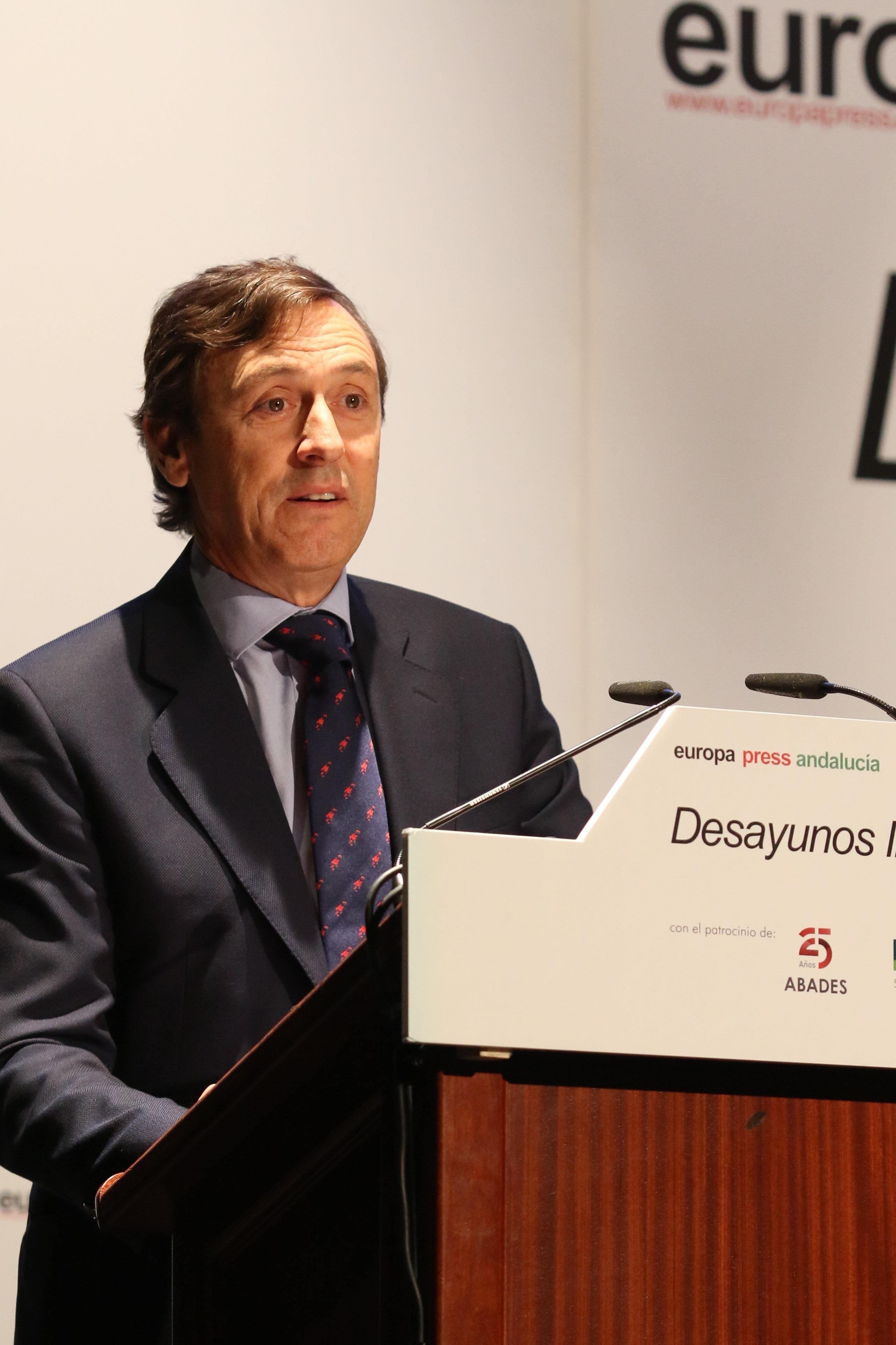Rafael Hernando, durante el desayuno de Europa Press Andalucía | EUROPA PRESS ep rafael hernando durantedesayunoeuropa press andalucia