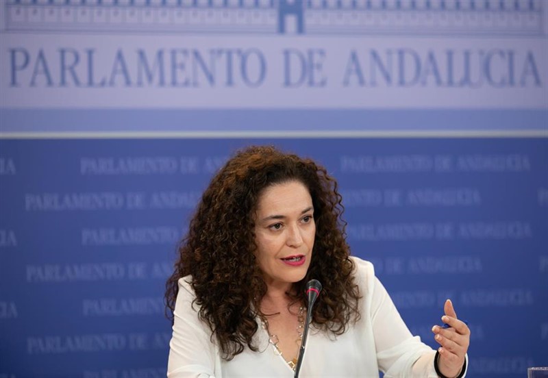 ep rueda de prensa de la portavoz del grupo parlamentario de adelante andalucia inmaculada nieto