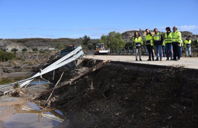 ep socavacion a la entrada del puente entre baza y benamaurel granada