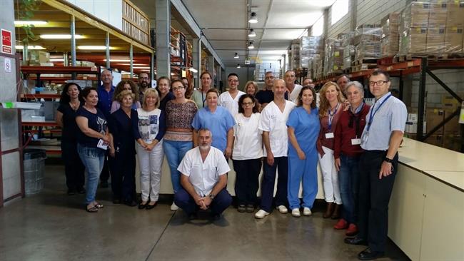 Trabajadores del almacén general de material sanitario | CEDIDA ep trabajadoresalmacen generalmaterial sanitario