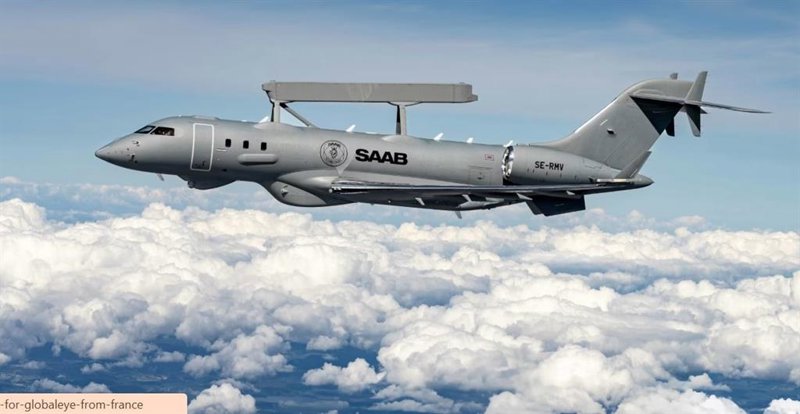 Un avión GlobalEye de Saab | SAAB ep un avion globaleye de saab
