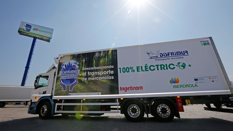 camion electrico iberdrola disfrimur camion electrico iberdrola disfrimur